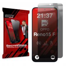 Folii protectie OPPO Reno 15 F / FS, Folie sticla hibrid GrizzGlass SecretGlass Priavacy compatibila cu Oppo Reno 15 F, Negru, lerato.ro