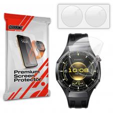 Accesorii Huawei Watch, Set 2 folii protectie GrizzGlass CeramicFilm compatibila cu Huawei Watch GT 6, 46mm, Transparent, lerato.ro