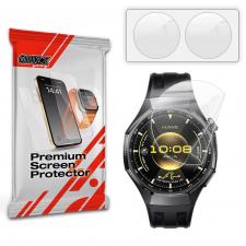 Accesorii Huawei Watch, Set 2 folii protectie GrizzGlass CeramicFilm compatibila cu Huawei Watch GT 6 Pro, 46mm, Transparent, lerato.ro