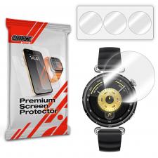 Accesorii Huawei Watch, Set 3 folii protectie GrizzGlass Hydrofilm compatibila cu Huawei Watch GT 6, 41mm, Transparent, lerato.ro