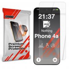Folii Nothing Phone (4a), Folie sticla hibrid GrizzGlass HybridGlass compatibila cu Nothing Phone (4a), Transparent, lerato.ro