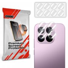 Folii protectie telefoane Xiaomi 17T, Set de 2 protectii camera foto GrizzGlass HybridGlass compatibile cu Xiaomi 17T, Transparent, lerato.ro