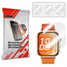 Accesorii Huawei Watch, Set 3 folii protectie GrizzGlass Hydrofilm compatibila cu Huawei Watch Fit 5 Pro, Transparent, lerato.ro
