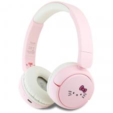 Hello Kitty Style, Casti audio bluetooth Hello Kitty Face Logo, Bluetooth 5.3, 300 mAh, Roz, lerato.ro