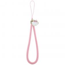 Hello Kitty Style, Charm pentru telefon Hello Kitty, Nylon, Kitty Head, Roz, lerato.ro