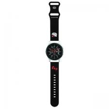 Hello Kitty Style, Curea Hello Kitty din silicon, Kitty Head, compatibila cu Samsung Galaxy Watch 46mm, Negru, lerato.ro