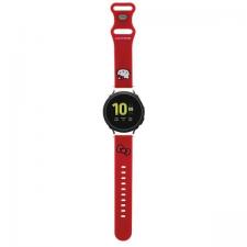 Hello Kitty Style, Curea Hello Kitty din silicon, Kitty Head, compatibila cu Samsung Galaxy Watch 40/41/44/45/46mm, Rosu, lerato.ro