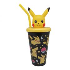 Cani si sticle cadou, Bidon apa pentru copii KiDS Licensing Pokemon, 450 ml, Graphics, lerato.ro