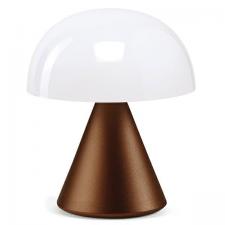 Veioze si Lampi Smart, Lampa LED Lexon Mina Mini, Luminozitate ajustabila, USB-C, Maro, lerato.ro