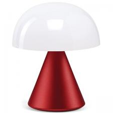 Veioze si Lampi Smart, Lampa LED Lexon Mina Mini, Luminozitate ajustabila, USB-C, Dark Red, lerato.ro
