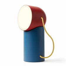 Veioze si Lampi Smart, Lampa LED Lexon Orbe, Luminozitate ajustabila, 3000-7000K, 4000mAh, Autonomie 48h, IPX4, USB-C, Albastru / Rosu, lerato.ro