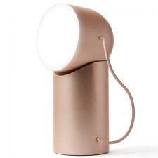 Veioze si Lampi Smart, Lampa LED Lexon Orbe, Luminozitate ajustabila, 3000-7000K, 4000mAh, Autonomie 48h, IPX4, USB-C, Gold, lerato.ro