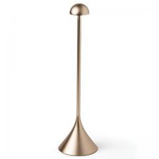 Veioze si Lampi Smart, Lampa LED Lexon Steli Dome, Luminozitate ajustabila, Autonomie 10h, IPX4, USB-C, Gold, lerato.ro