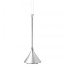 Veioze si Lampi Smart, Lampa LED Lexon Steli Candle, Lumina cu 9 culori, Autonomie 12h, IPX4, USB-C, Silver, lerato.ro