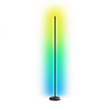 Veioze si Lampi Smart, Lampa smart ambientala Nanoleaf Matter, RGBW, Control vocal si aplicatie, 22W, 1700lm, 2200K-6500K, Peste 16M culori, Negru, lerato.ro