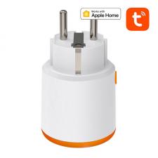 Prize smart WiFi, Priza Smart NEO NAS-WR10BH, Compatibila Zigbee/Apple HomeKit, Putere 16A WiFi, Alb, lerato.ro