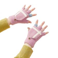 Imbracaminte sport si accesorii, Manusi de iarna pentru femei si copii Winter, Compatibile Touchscreen, Marime universala, Roz, lerato.ro