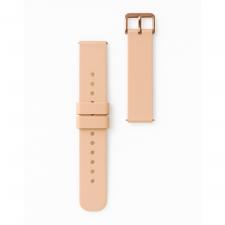 Accesorii Huawei Watch, Curea din silicon compatibila cu Huawei Watch GT 2 / 3 42mm, Bej, lerato.ro