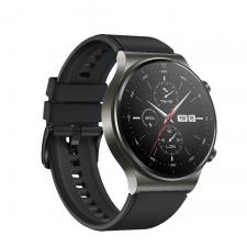 Accesorii Huawei Watch, Curea din silicon compatibila cu Huawei Watch GT 2/3/4/2 Pro/3 Pro/4 Pro 46mm, Negru, lerato.ro