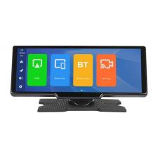 Accesorii electronice auto, Monitor auto Podofo A3073, 9.3 inch, Carplay si Android Auto, Camera fata/spate, Negru, lerato.ro