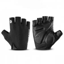 Imbracaminte sport si accesorii, Manusi de ciclism Rockbros S106BK Short Finger, Marime M, Negru, lerato.ro