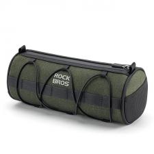 Suporturi telefon si depozitare accesorii, Geanta bicicleta Rockbros 30110049001 pentru ghidon, 2L, Verde, lerato.ro