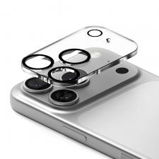 Folii iPhone 17 Pro Max, Set 2 protectii camera foto Ringke Camera Full Cover, Kit montare inclus, compatibil cu iPhone 17 Pro Max, Negru, lerato.ro