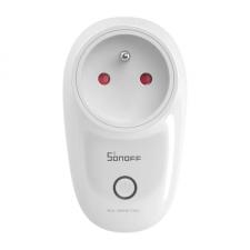 Prize smart WiFi, Priza SMART Sonoff S26R2TPE-FR, Putere 3680W, 16A, WiFi, Control vocal, Alb, lerato.ro