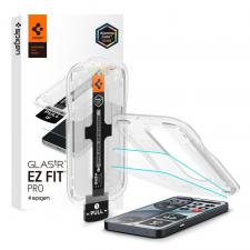 Folii Nothing Phone (4a), Set 2 folii sticla securizata Spigen Glas.tR EZ Fit Pro AC, Kit montare inclus, compatibile cu Nothing Phone (4a), Transparent, lerato.ro
