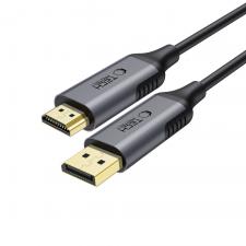 Cabluri video, Cablu video TECH-PROTECT UltraBoost, DisplayPort 1.4 tata - HDMI 2.0 tata, 4K, 60Hz, 2m, Negru, lerato.ro
