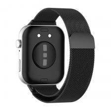 Accesorii Huawei Watch, Curea otel inoxidabil Tech-Protect Milaneseband compatibila cu Huawei Watch Fit 3 Black, lerato.ro