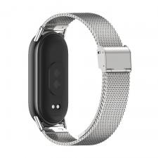 Accesorii Xiaomi Band, Curea otel inoxidabil Tech-Protect Milaneseband compatibila cu Xiaomi Mi Band 8 / 8 NFC / 9 / 9 NFC Silver, lerato.ro
