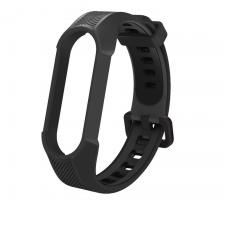 Accesorii Xiaomi Band, Curea silicon Tech-Protect Armour compatibila cu Xiaomi Mi Band 5/6/6 NFC/7 Black, lerato.ro