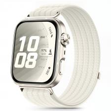 Accesorii Huawei Watch, Curea Tech-Protect Nylon compatibila cu Huawei Watch Fit 3 / 4 / 4 Pro / 5 / 5 Pro, Crem, lerato.ro