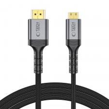 Cabluri video, Cablu video Tech-Protect UltraBoost, Mini HDMI la HDMI 2.1, 8K / 60Hz, 3K / 120Hz, 2m, Negru, lerato.ro