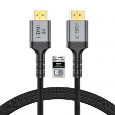 Cabluri video, Cablu video HDMI 2.1 Tech-Protect UltraBoost, 8K / 60Hz, 3K / 120Hz, 1m, Negru, lerato.ro