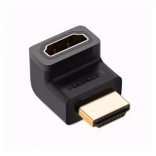 Cabluri video, Adaptor video unghiular UGREEN HD112 HDMI tata - HDMI mama, 4K, 10Gbps, frontal, Negru, lerato.ro