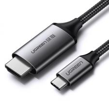 Cabluri video, Cablu video UGREEN MM142, HDMI tata - USB-C tata, 4K, 60Hz, 1.5m, Negru, lerato.ro