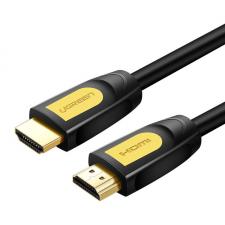 Cabluri video, Cablu video UGREEN HD101 HDMI tata - HDMI tata, 4K, 60Hz, 2 moduri, 2m, Negru/Galben, lerato.ro