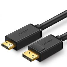 Cabluri video, Cablu video UGREEN DP101, DisplayPort tata la HDMI tata, 1080p, 5m, Negru, lerato.ro