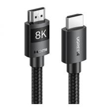 Cabluri video, Cablu video UGREEN HD150 HDMI 2.1 tata - HDMI 2.1 tata, 8K / 60Hz, 48Gbps, 10m, Negru, lerato.ro