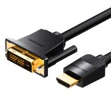Cabluri video, Cablu video Vention ABFBF, DVI 24+1 tata - HDMI tata, 4K, 60Hz, 1m, Negru, lerato.ro