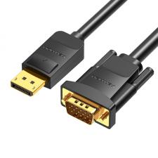 Cabluri video, Cablu video Vention HBLBG, DisplayPort 1.4 tata la VGA tata, 1080p, 60Hz, 1.5m, Negru, lerato.ro