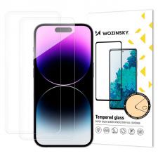 Folii iPhone 17 Pro Max, Set 2 folii protectie Wozinsky Tempered Glass, Kit aplicare inclus, compatibil cu iPhone 17 Pro Max/ iPhone 16 Pro Max, Transparent, lerato.ro
