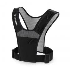 Imbracaminte sport si accesorii, Vesta reflectorizanta ciclism / alergare Wozinsky WKDB1, Buzunare practice, Curea ajustabila, Negru, lerato.ro