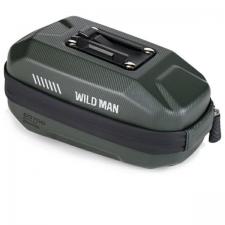 Suporturi telefon si depozitare accesorii, Geanta pentru bicicleta WildMan GD700, Waterproof, Tail Bag, Verde, lerato.ro