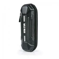 Suporturi telefon si depozitare accesorii, Geanta pentru bicicleta WildMan XT11, Waterproof, Montare in suportul pentru bidonul de apa, 0.5L, 200 x 75 x 65 mm, Negru, lerato.ro
