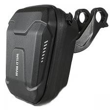 Suporturi telefon si depozitare accesorii, Geanta pentru bicicleta WildMan E8, Waterproof, Montare pe ghidon, 3L, 25.5 x 21 x 12.5cm, Negru, lerato.ro