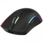 Mouse gaming wireless XTRIKE ME GW-326, 6 Butoane, 10000 DPI, 500mAh, Iluminare RGB, Bluetooth, Negru 6 - lerato.ro