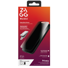 Folii iPhone 17 Pro Max, Folie sticla securizata ZAGG Invisibleshield Glass Elite Privacy compatibila cu iPhone 17 Pro Max, Negru, lerato.ro
